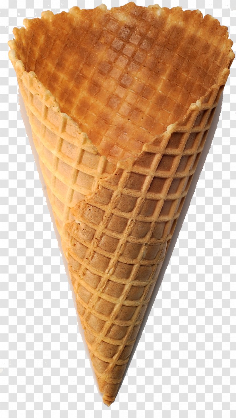 Ice Cream Cones Waffle Frozen Yogurt - Food - Cone Transparent PNG