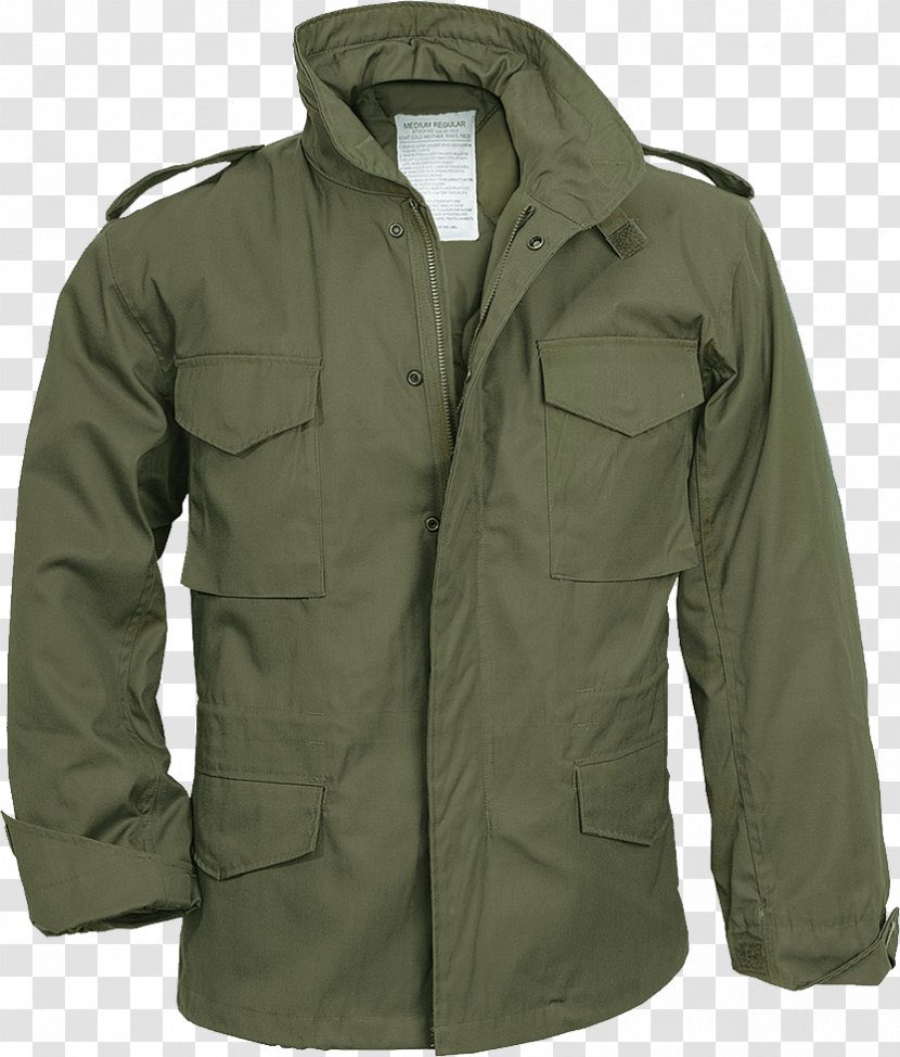 M-1965 Field Jacket Coat Olive Clothing - U S Army M1943 Uniform - Image Transparent PNG