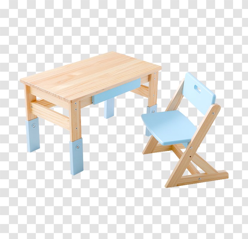Table Desk Furniture Chair Wood - Vega Corp Transparent PNG