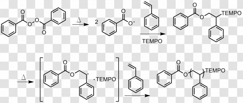 Crystal Benzilic Acid Rearrangement Chemistry Liquid Reaction - Rectangle - Molecular Chain Deductible Transparent PNG