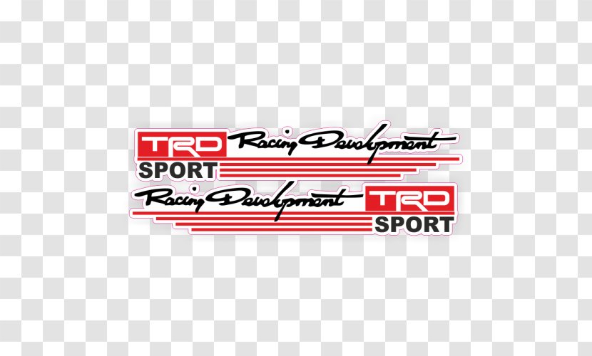 Logo Brand Line Font - Toyota Racing Development Transparent PNG