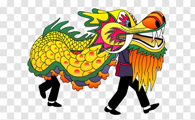 Chinese New Year Dragon Dance Lion Lantern Festival - Tradition - To Celebrate Transparent PNG