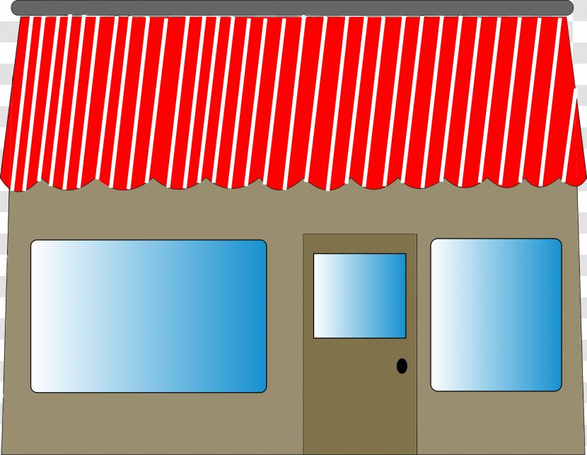 Bakery Storefront Clip Art - Blue - Cliparts Transparent PNG