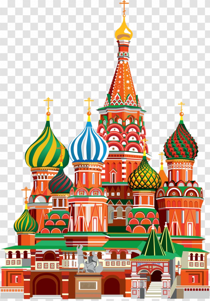 Red Square Saint Basil's Cathedral Spasskaya Tower Tsar Bell Image - Place Of Worship - Resumes Transparent PNG