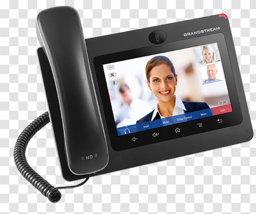 Grandstream Networks VoIP Phone Telephone Android Voice Over IP - Voip - Skype Transparent PNG