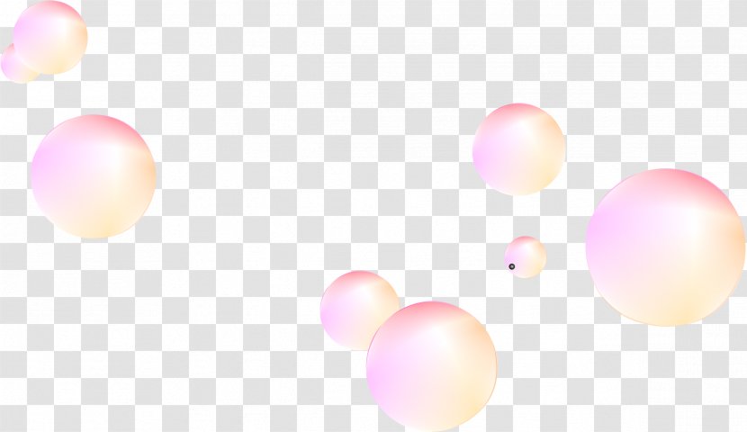 Balloon Circle Close-up Computer Wallpaper - Three-dimensional Ball Floating Transparent PNG