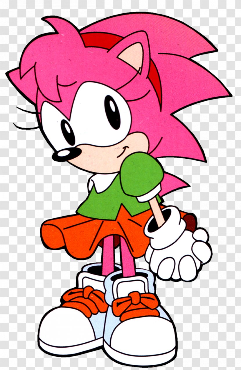Amy Rose Sonic & Knuckles Chaos The Hedgehog Echidna - Artwork Transparent PNG