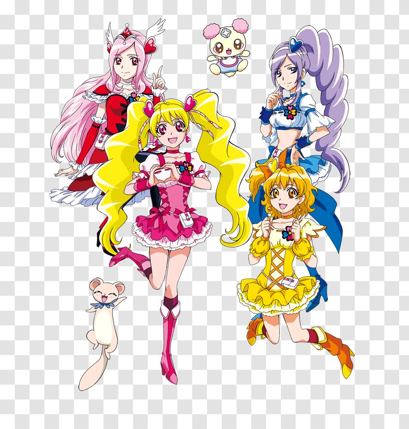 Setsuna Higashi Miki Aono Inori Yamabuki Love Momozono Pretty Cure - Heart - Futari Wa Transparent PNG