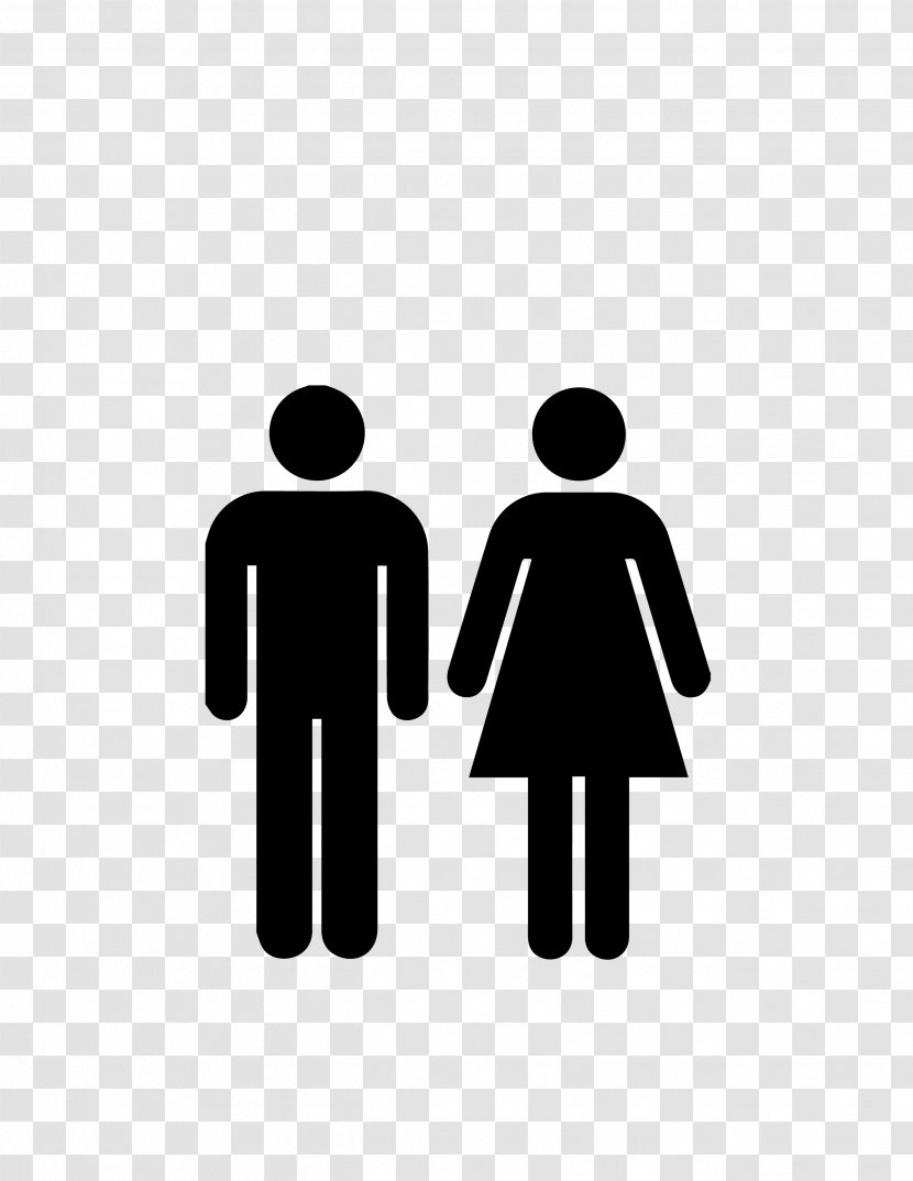 Unisex Public Toilet Bathroom Sign - Wc Transparent PNG