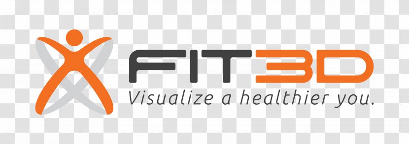 Logo Fit3D Image Scanner Brand 3D - Slogan - Fitness Transparent PNG