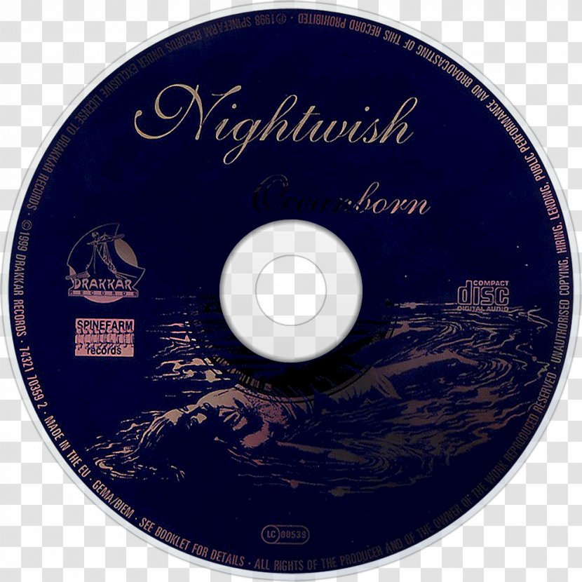 Angels Fall First Compact Disc Nightwish Album Oceanborn - Frame - Decades Cd Transparent PNG