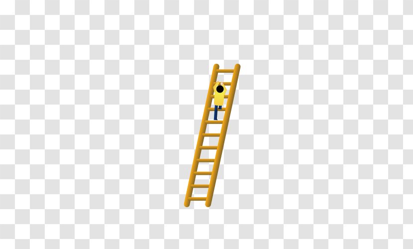 Ladder Stairs - Yellow Transparent PNG