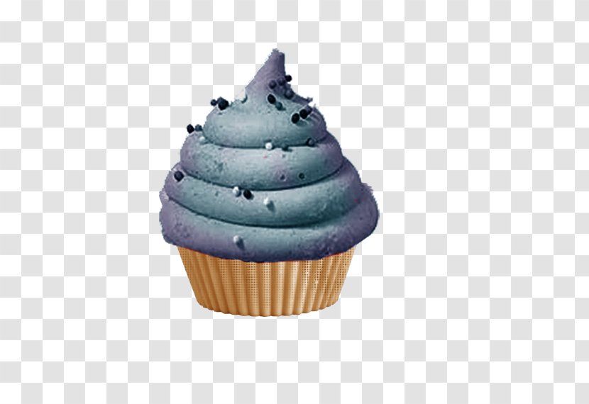 Ice Cream Cupcake Buttercream Food - Baking Cup - Cake Transparent PNG