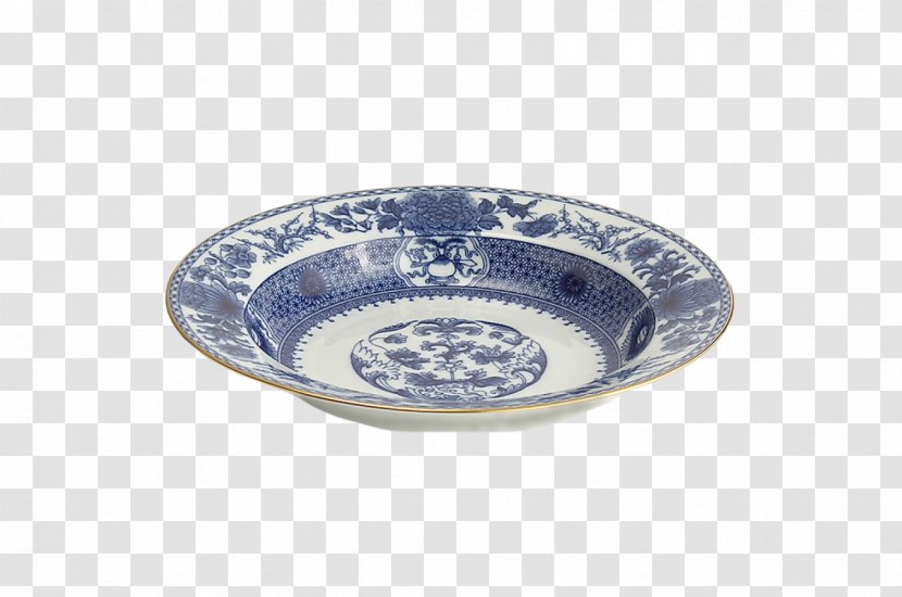 Bowl Plate Saucer Teacup Tableware - Dinnerware Set - Blue And White Porcelain Transparent PNG