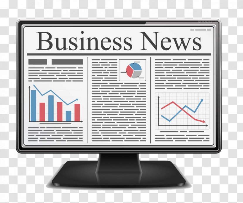 Laptop Computer Monitor News Clip Art - Business - Newspaper Transparent PNG