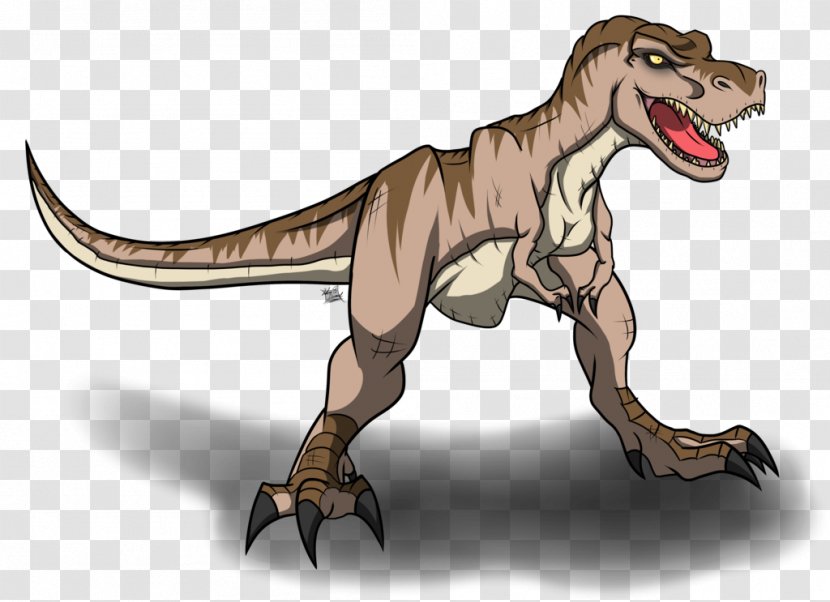 Tyrannosaurus Velociraptor Dinosaur Jurassic Park DeviantArt - Reptile Transparent PNG