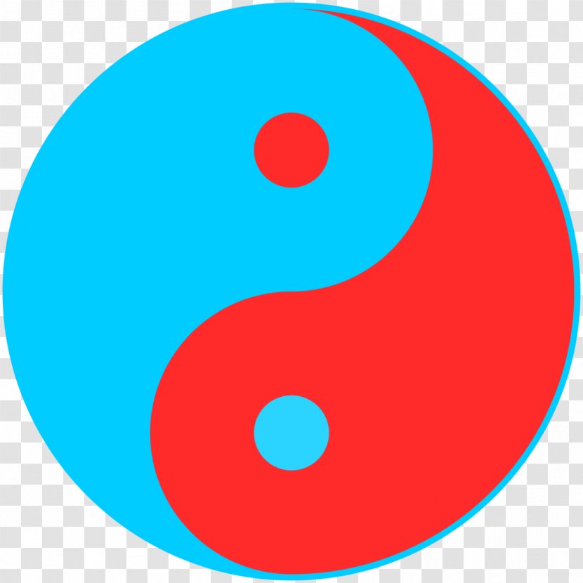 Yin And Yang Blue Taijitu Taoism Clip Art - Symbol - Tao Transparent PNG