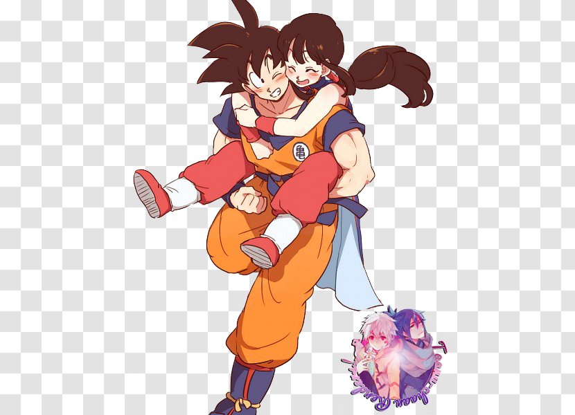 Chi-Chi Goku Gohan Videl Piccolo - Watercolor Transparent PNG