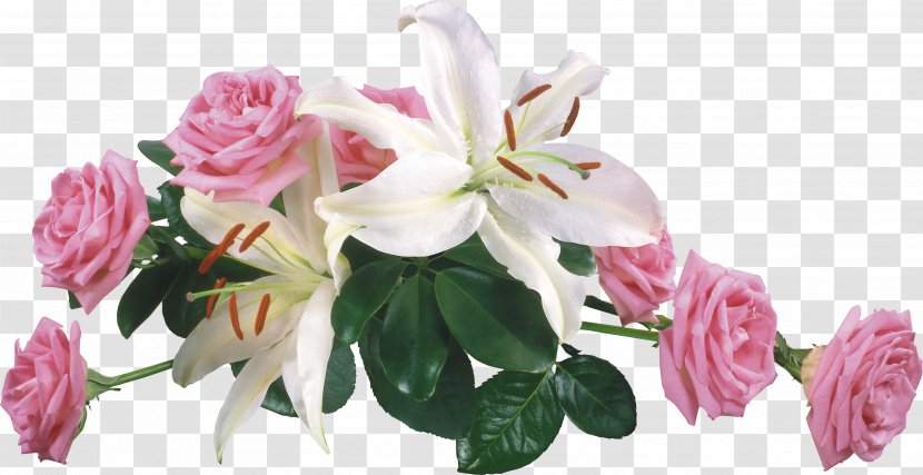 Wedding Invitation Lilium Candidum Rose Flower Bouquet - Roses Transparent PNG