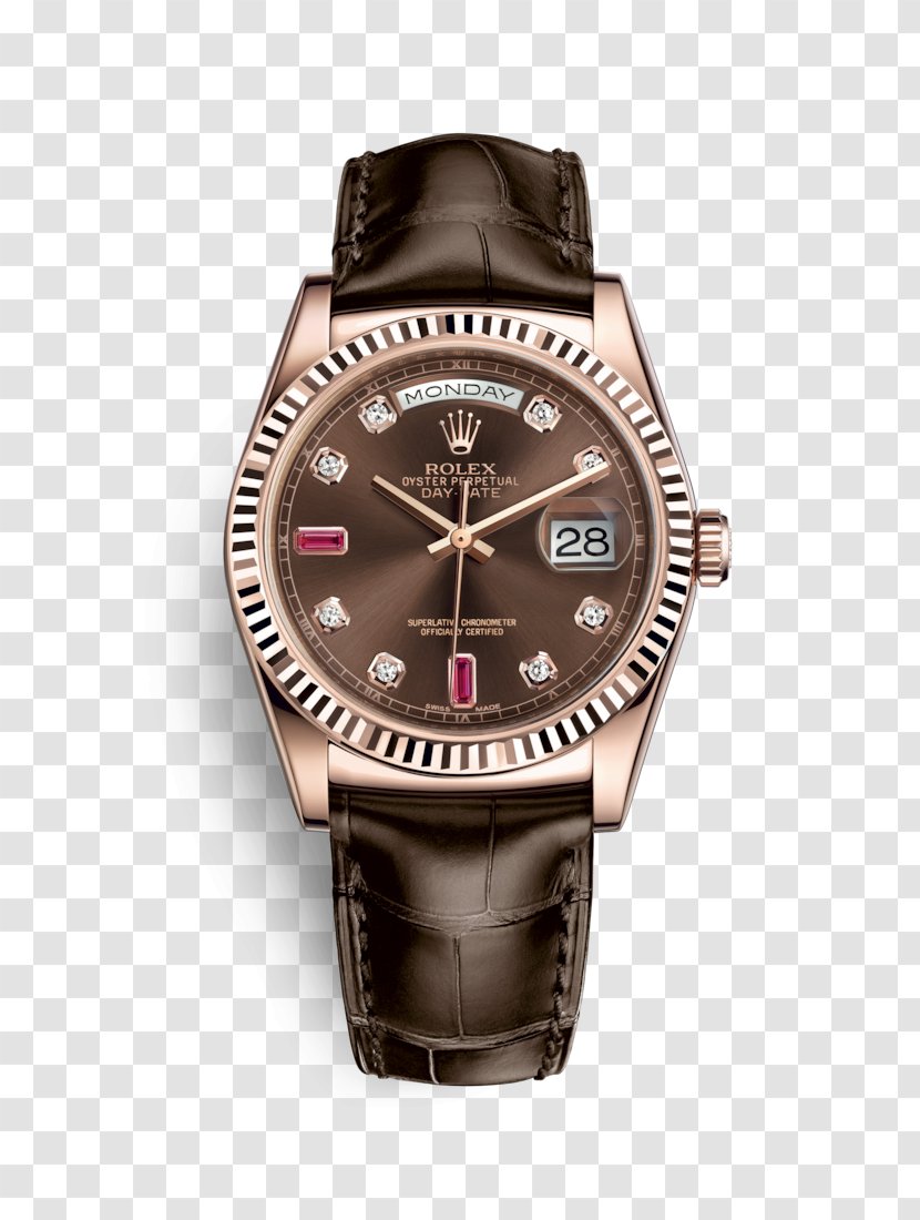Rolex Day-Date Watch Colored Gold Transparent PNG