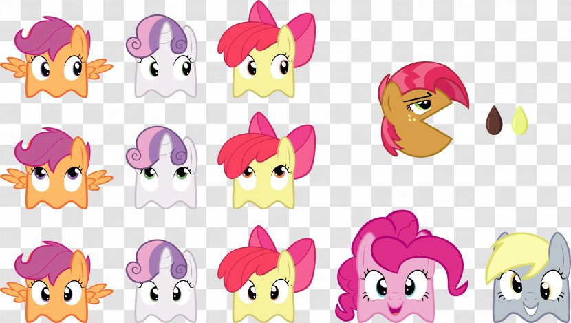 Pony Babs Seed Sweetie Belle The Cutie Mark Crusaders - Scootaloo - Pac Man Transparent PNG