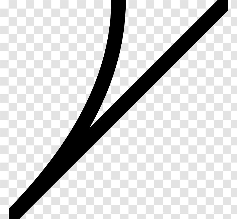 Line Brand Angle - Monochrome - Rail Track Transparent PNG