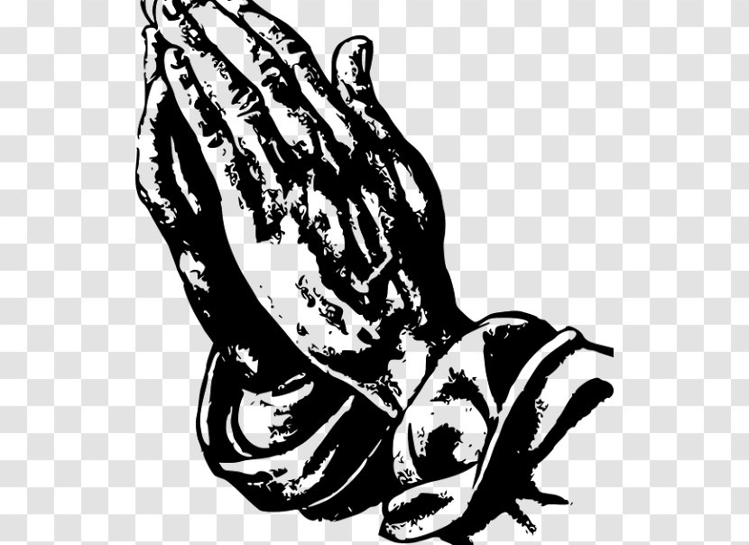 Praying Hands Prayer Clip Art - Vertebrate - Hand Transparent PNG