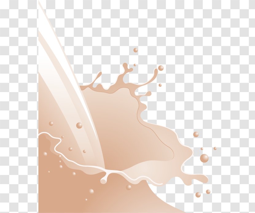 Juice Chocolate Milk Cows - Drops Splash Transparent PNG