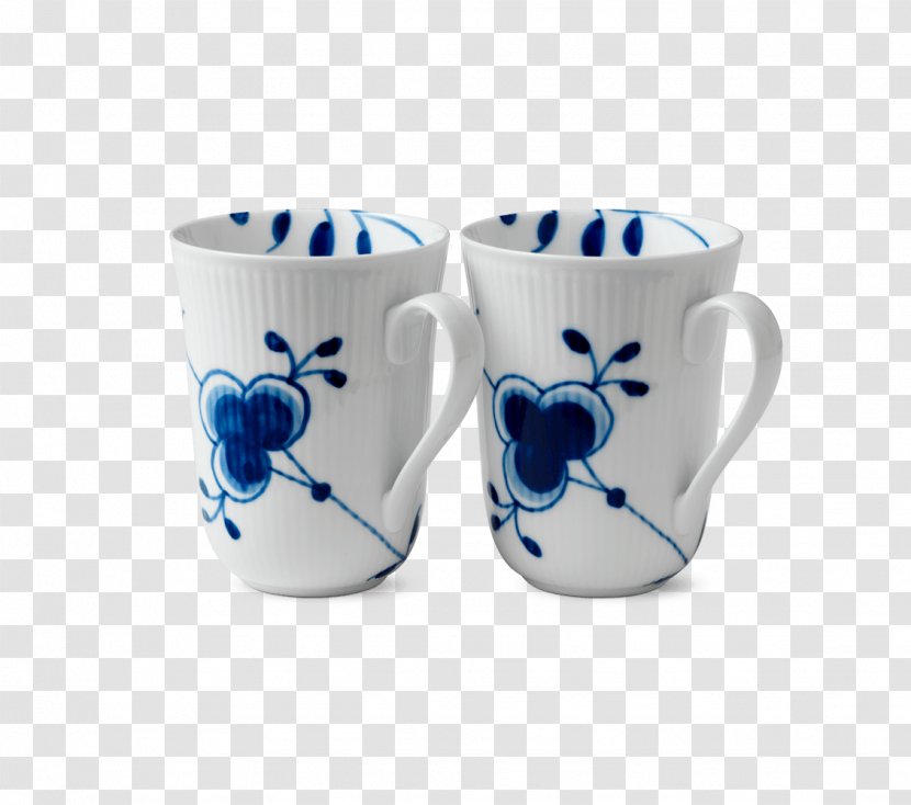 Mug Royal Copenhagen Porcelain Musselmalet Tableware Transparent PNG