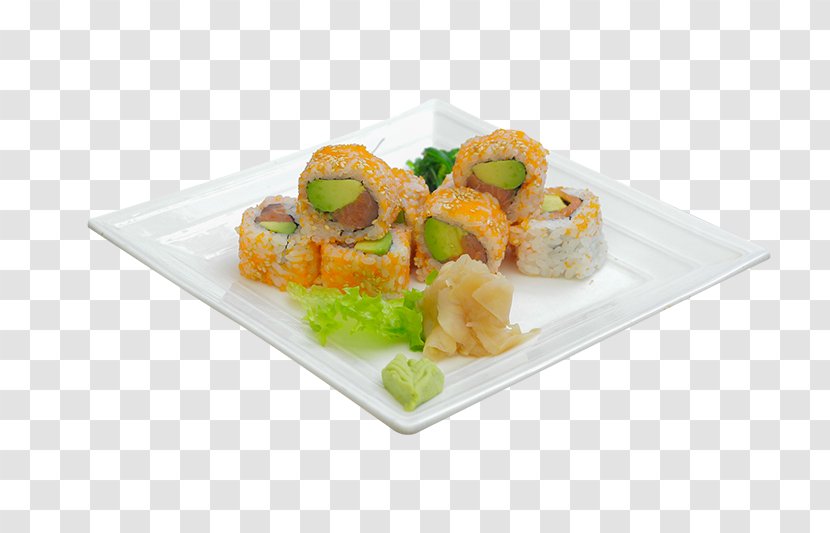 Japanese Cuisine Sushi Sashimi Dish Makizushi - Vegetarian Transparent PNG