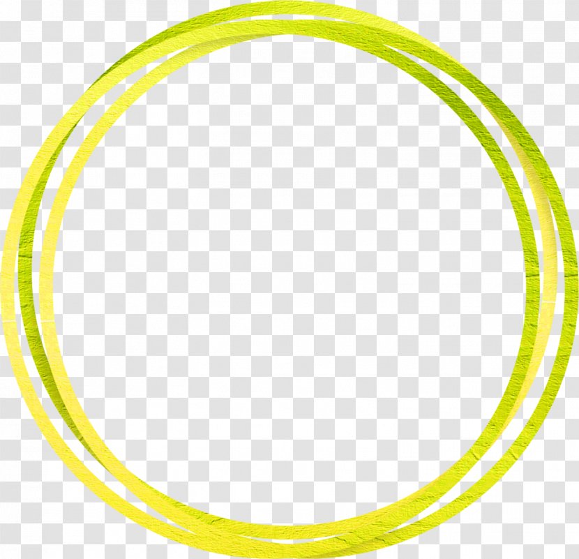 Material Yellow Pattern - Point - Pretty Green Ring Transparent PNG