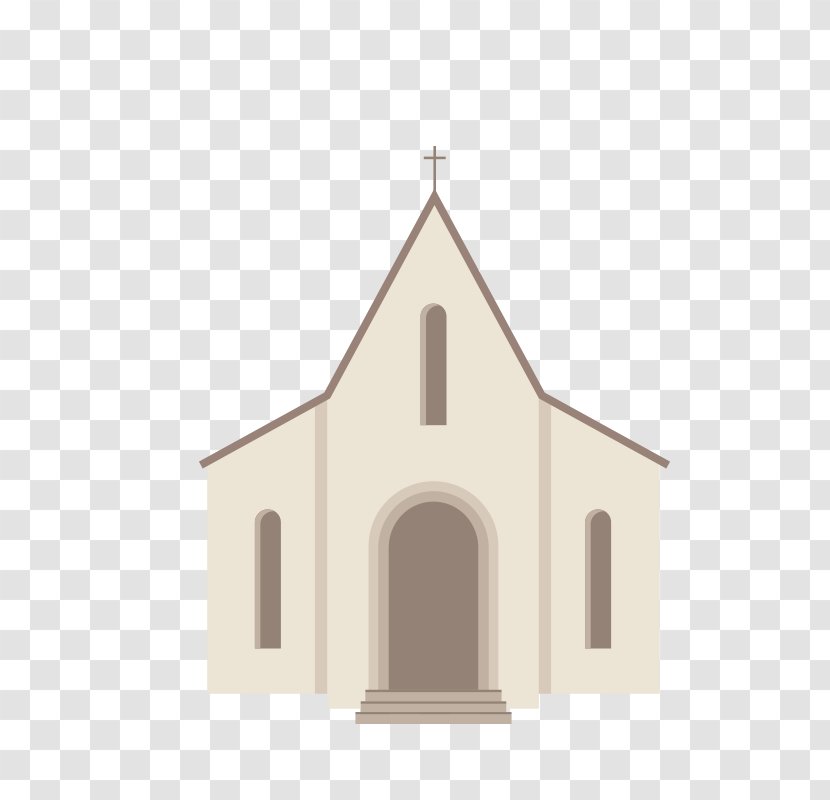 Chapel Middle Ages Church Medieval Architecture - Arch - Free Stock Vector Cartoon House Transparent PNG