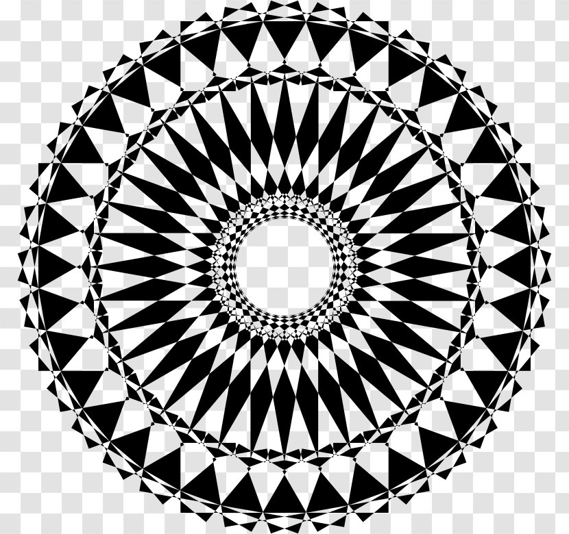 Mandala Sacred Geometry Art - Merkabah Mysticism Transparent PNG