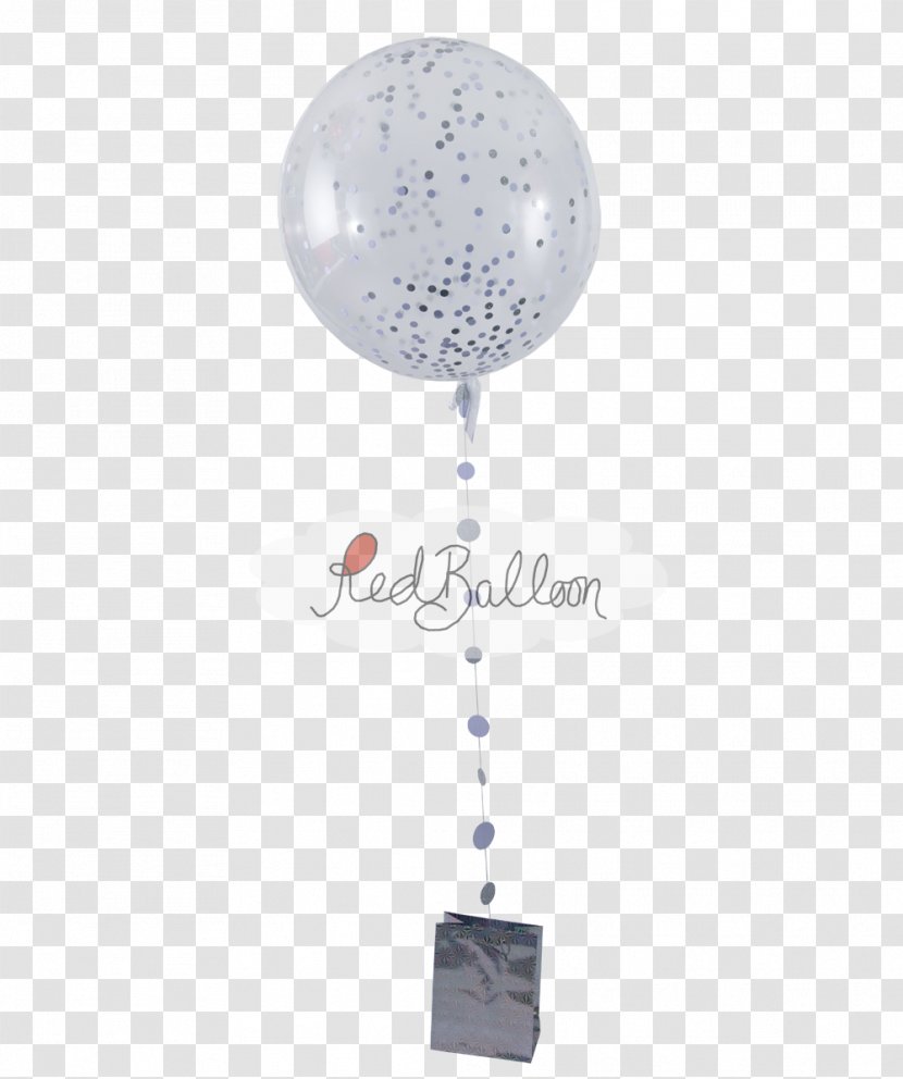 Gas Balloon Red White Silver - Black Transparent PNG