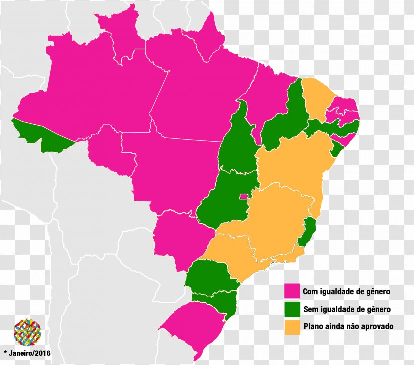 Regions Of Brazil Blank Map North Region, Google Maps - Region Transparent PNG