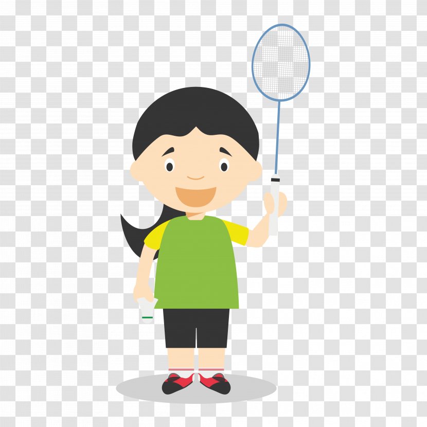 Sport Track & Field - Football - People Playing Badminton Transparent PNG