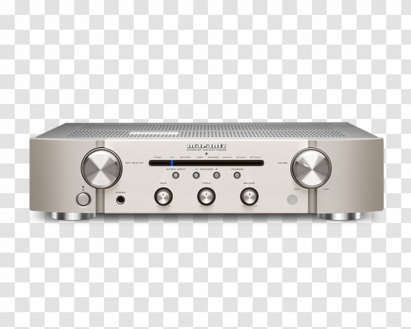 Marantz PM 6006 Amplifier - Integrated - Silver/ Gold High Fidelity Audio Power PM6006Eels Transparent PNG