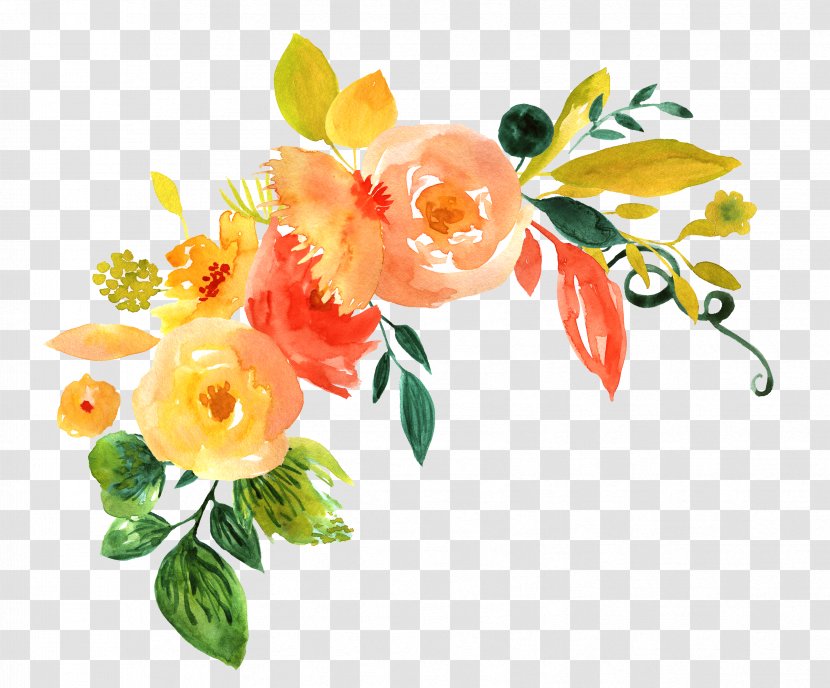 Floral Design Flower Watercolor Painting - Illustration - Hand Painted Decoration Pattern Transparent PNG