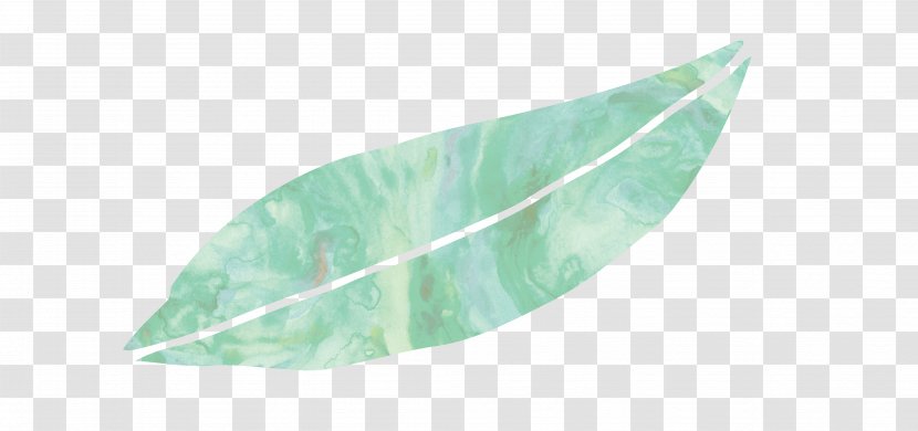 Green Leaf Cartoon Clip Art - Poster - Painted Leaves Transparent PNG