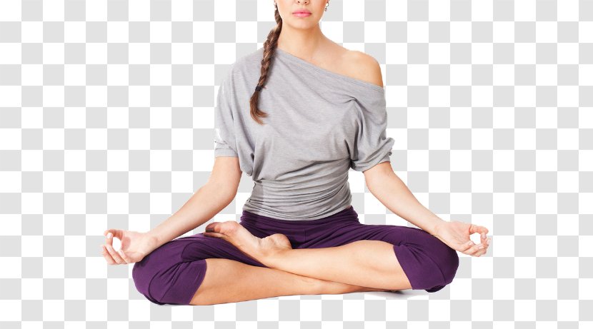 Ashtanga Vinyasa Yoga Lotus Position Asana Exercise - Cartoon Transparent PNG