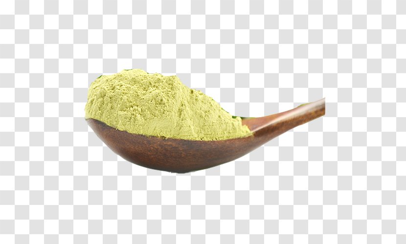 Green Tea Matcha Powder - Superfood - A Spoon Of Transparent PNG