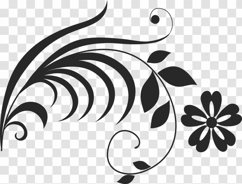 Black And White - Plant - Deco Transparent PNG