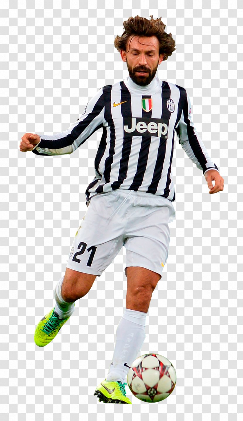Andrea Pirlo Jersey Football Juventus F.C. Sport - Team Transparent PNG