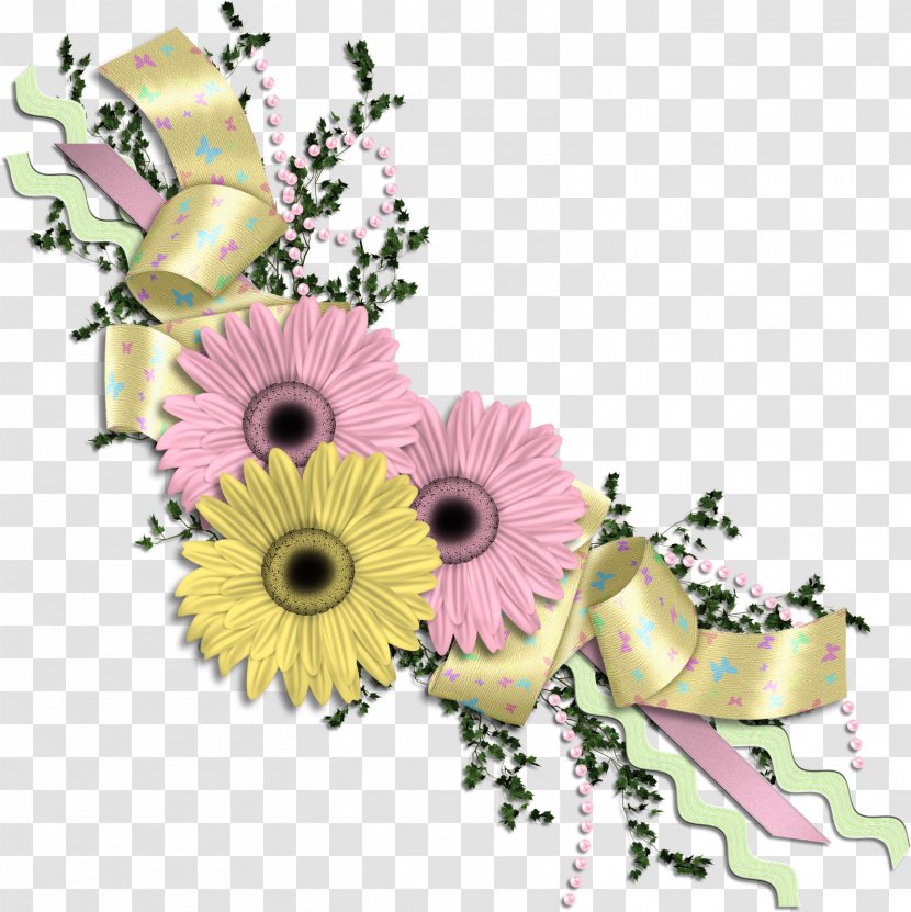 Floral Design Cut Flowers Transvaal Daisy Flower Bouquet - Chrysanthemum - Hello Summer Banner Ruffled Transparent PNG