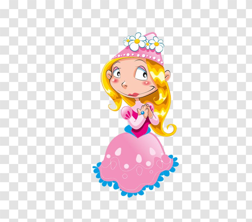 Cartoon Princess Royalty-free Illustration - Polka Dot - Skirt Transparent PNG