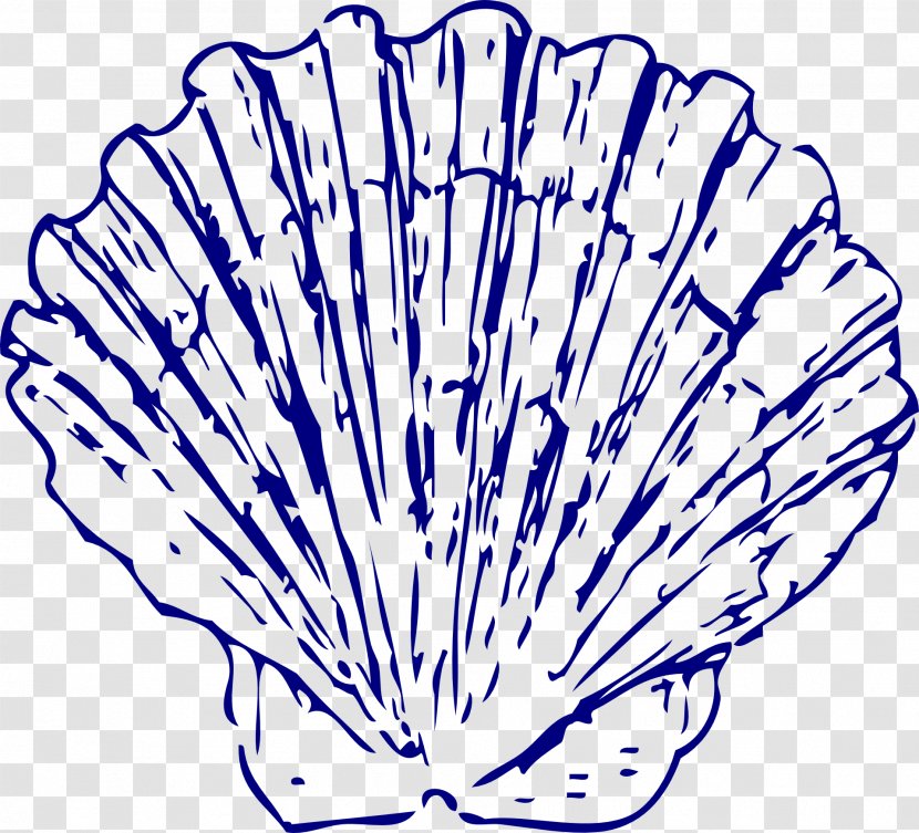 Seashell Blue Clip Art - Plant Stem - Seashells Transparent PNG