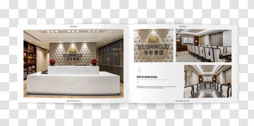 Interior Design Services Lookbook Mockup - Brochure Transparent PNG