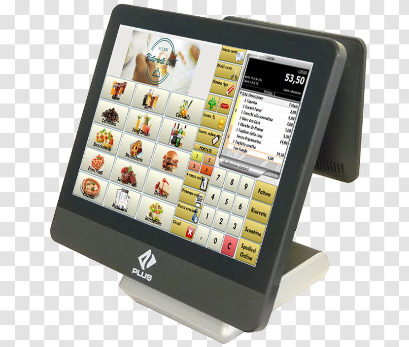 Restaurant Point Of Sale Retail Industry - Electronics - Gry Transparent PNG