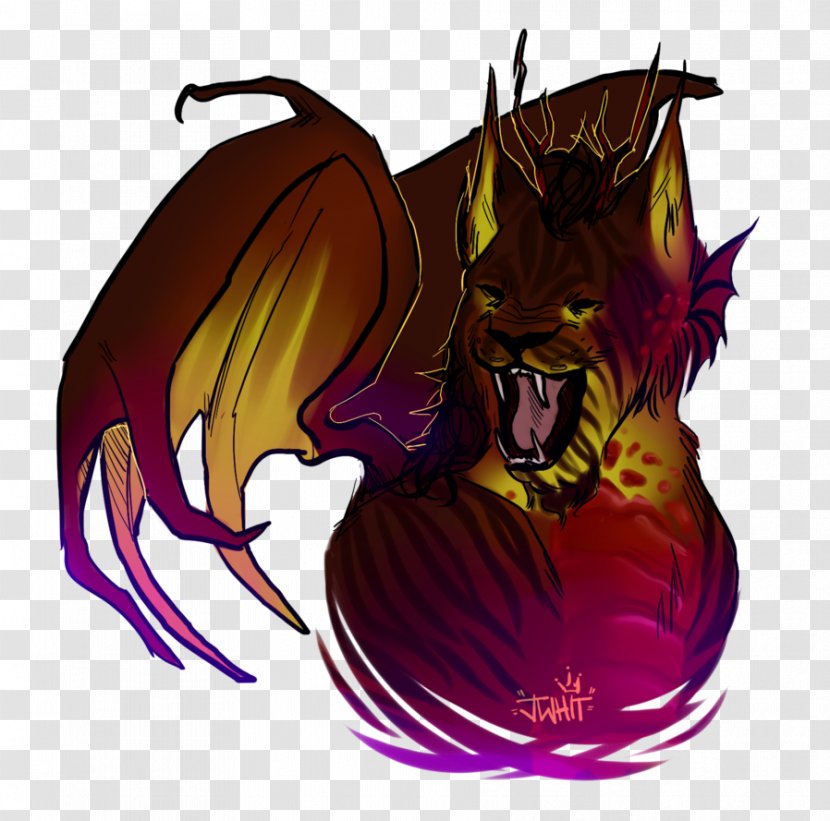 Illustration Demon Cartoon Animal - Fictional Character Transparent PNG