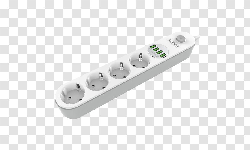 AC Power Plugs And Sockets Battery Charger USB Extension Cords Network Socket - Usb Hub Transparent PNG